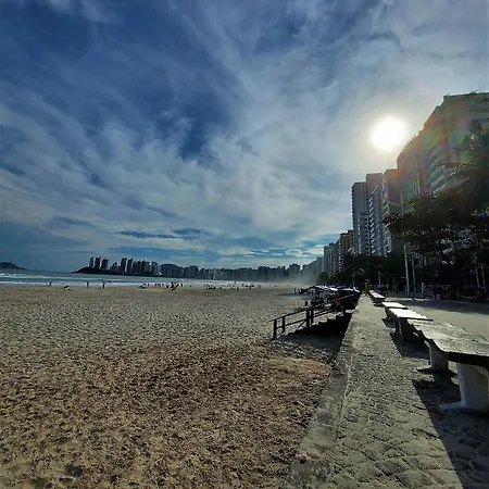 Apto Pe Na Areia Praia Das Pitangueiras - Centro Guaruja Exterior photo