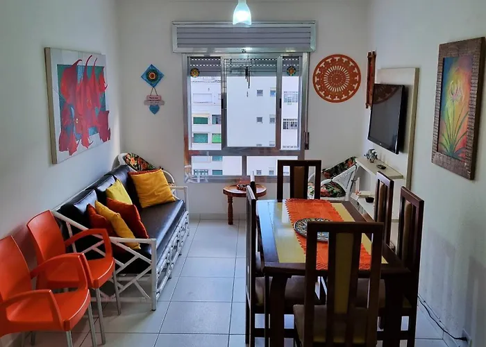 Apto pé na areia Praia das Pitangueiras - Centro