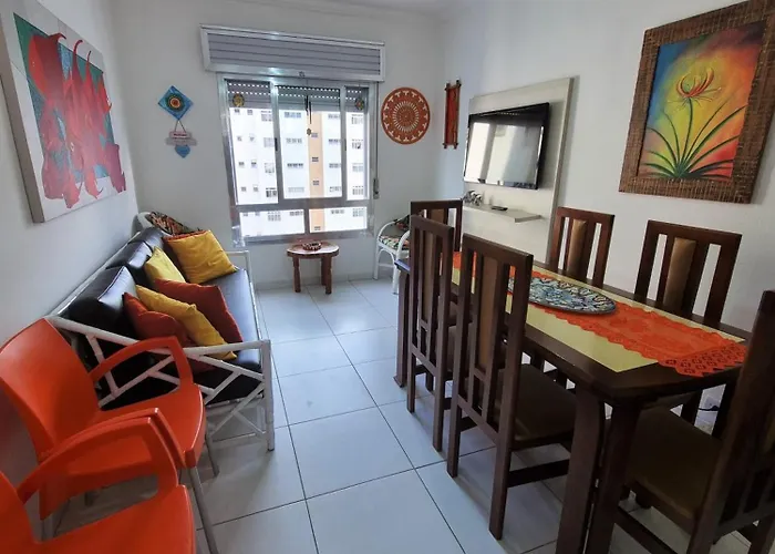Apto pé na areia Praia das Pitangueiras - Centro